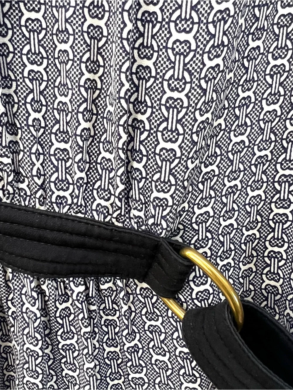Tory Burch Rampling Silk Midi Dress Gemini Link Pattern 10